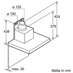 Máy hút mùi Bosch DWB98JQ50 Series 6