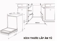 Máy rửa bát Richborn RDS6085FMS 15 bộ