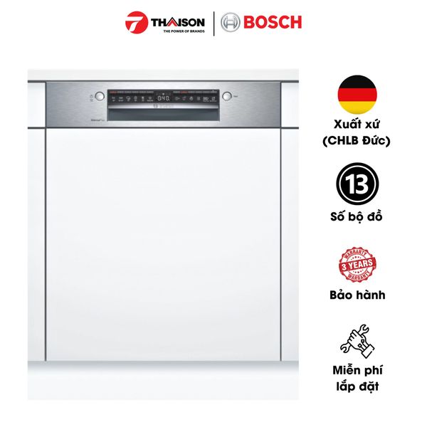 Máy rửa bát Bosch SMI4ECS14E bán âm 13 bộ