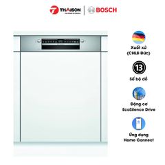 Máy rửa bát BOSCH SMI4HVS33E bán âm Series 4