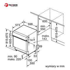 Máy rửa bát BOSCH SMI4HVS33E bán âm Series 4