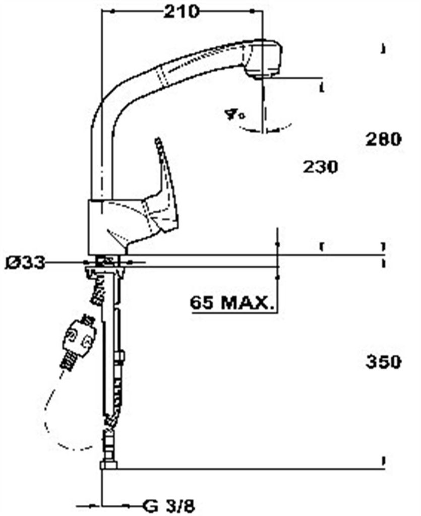 Vòi rửa bát Teka MB2 PULL OUT