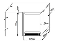 Tủ bảo quản rượu Brandt CAV50B