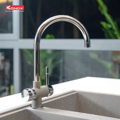 Vòi rửa bát Kết Hợp RO Konox Trim-Water Grey