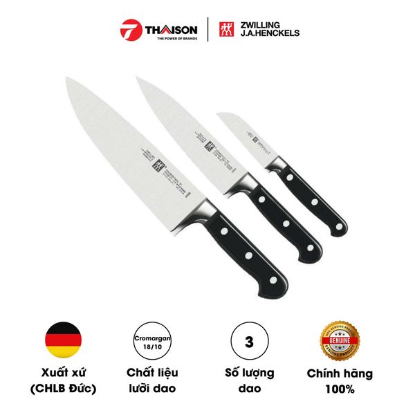 Bộ dao 3 món Zwilling Pro S 35602000