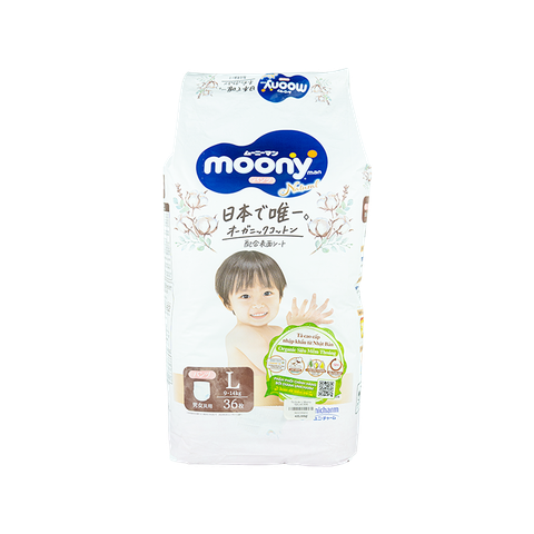 Tã Quần L Moony Natural 36M