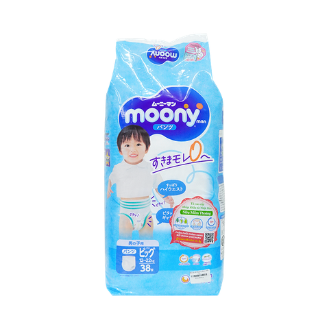 Tã Quần Xl Moony Blue 38M