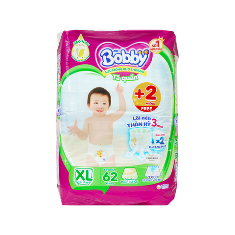 Tã Quần Xl Bobby 62M