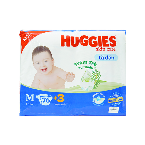 Tã Dán M Huggies 76M