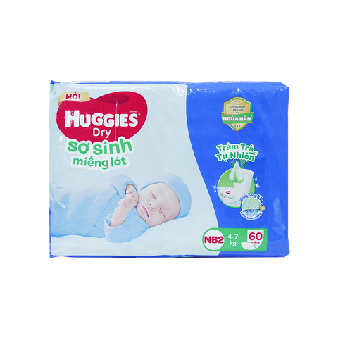 Miếng Lót NB2 Huggies 60M