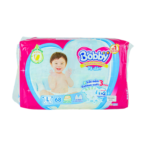 Tã Dán L Bobby 68M