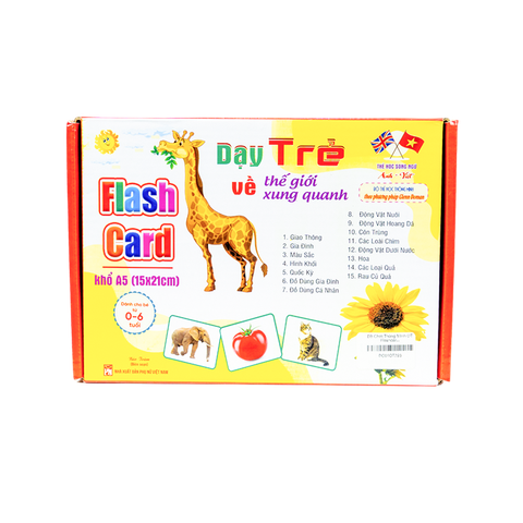 Đồ Chơi Thông Minh OT Flashcard Thế Giới Xung Quanh