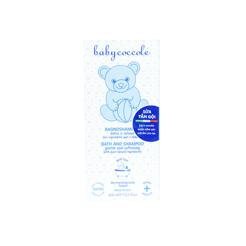 Tắm Gội Babycoccole Hoa Sen 400ML