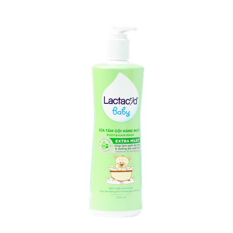 Tắm Gội Lactacyd Extra Milky 500ML