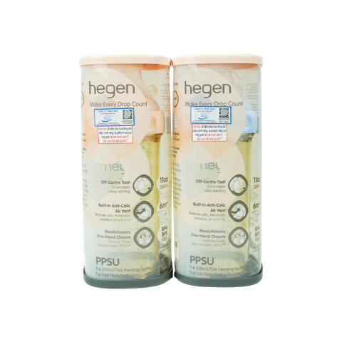 Bình Sữa Hegen PPSU 330ML Xanh