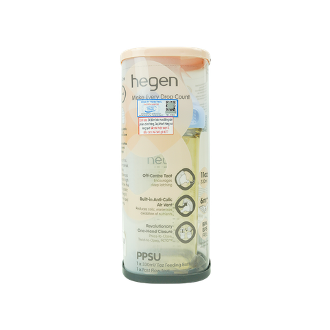 Bình Sữa Hegen PPSU 330ML Xanh