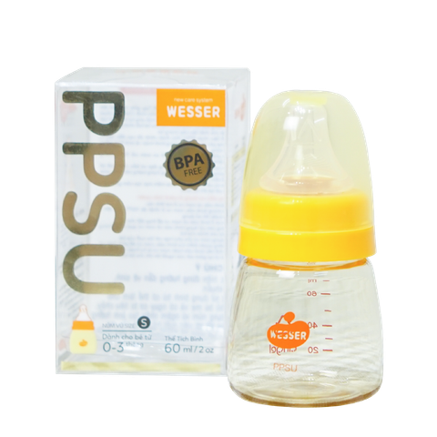 Bình Sữa Wesser PPSU 60ML