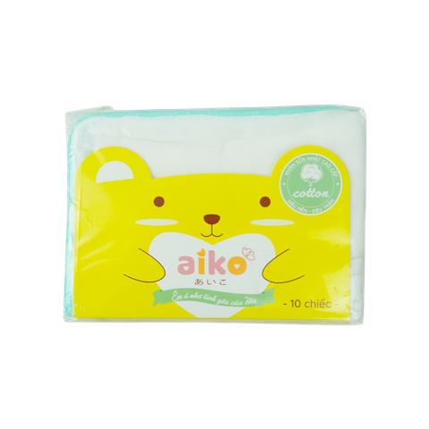 Khăn Sữa Xô Aiko Xô 3 Lớp 25X35Cm