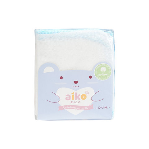 Khăn Sữa Xô Aiko Xô 3 Lớp 25X25Cm