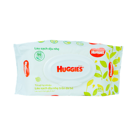 Khăn Ướt Không Mùi Huggies 64M