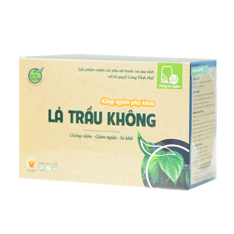 Xông Hơ Bảo Nhiên Xông Phụ Khoa Lá Trầu Không