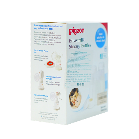 Bình Trữ Sữa Pigeon Set 3 Bình Cổ Hẹp 150ML