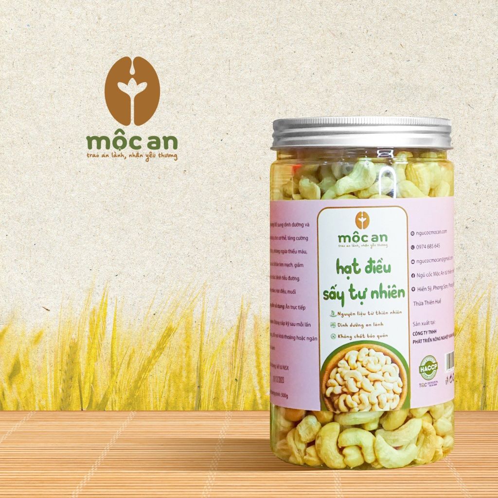 Hạt điều sấy tự nhiên