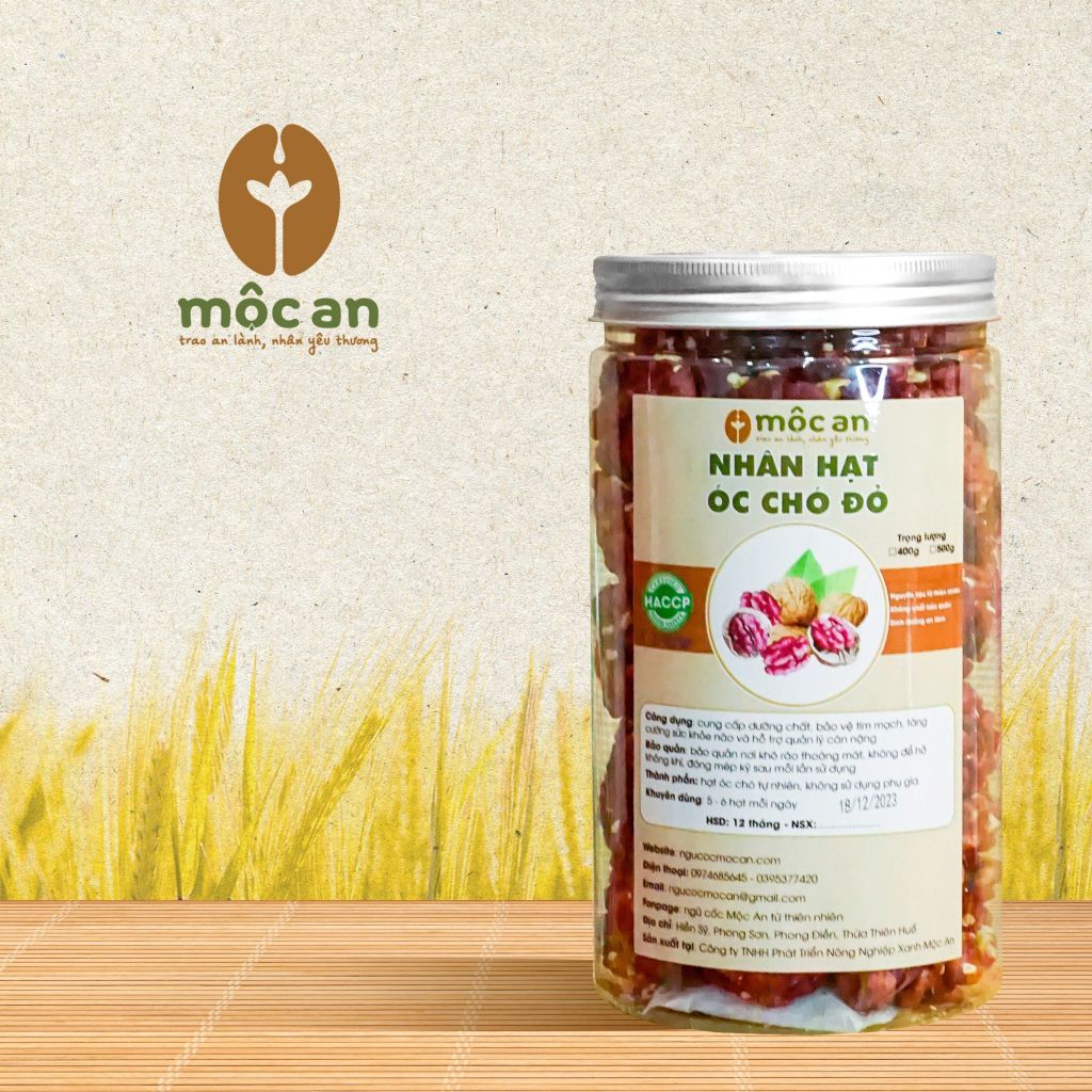 Nhân hạt óc chó đỏ