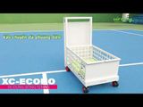 Xe đựng bóng Pickleball có khóa