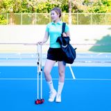 Xe đựng bóng pickleball gấp gọn