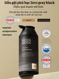 Dầu gội phủ bạc Hàn Quốc MODAMODA Zero Gray Black Shampoo nhuộm đen tóc bạc thảo dược chống rụng tóc