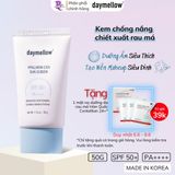 Kem chống nắng rau má Hàn Quốc Daymellow Hyaluron Cica SPF50+ PA++++ 50g dưỡng ẩm, tạo nền make up