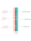 Xịt chống nắng Hàn Quốc JM Solution Glow Luminous Flower, hồng, 180ml, dưỡng ẩm, không nâng tone
