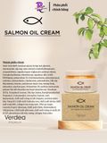 Kem cá hồi Hàn Quốc VERDEA SALMON OIL CREAM xóa nhăn, dưỡng trắng, dưỡng ẩm, chiết xuất cá hồi, 100g