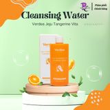 Nước tẩy trang dưỡng ẩm Verdea Jeju Tangerine Vita, nội địa Hàn, làm dịu, kiểm soát dầu, dưỡng ẩm