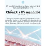 Kem chống nắng rau má Hàn Quốc Daymellow Hyaluron Cica SPF50+ PA++++ 50g dưỡng ẩm, tạo nền make up