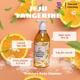 Bộ 3 sản phẩm chăm sóc BODY Hàn Quốc Jeju Tangerine Sweet Body, chiết xuất quýt làm sạch, tẩy tế bào chết, dưỡng ẩm
