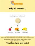 Kẹo vitamin C Hàn Quốc Myni Fresh TokTok VitaC vị chanh hộp 172.8g (108 viên) cho trẻ em & người lớn