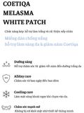 Miếng dán chống nắng cho mặt Coetiqa Melasma White Patch trắng da, mờ thâm sạm & nám, 1 hộp 4 miếng