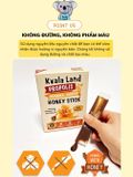 Keo ong dạng gói Koala Land Propolis Honey Stick, 12 góix10g, kháng khuẩn khoang miệng, chứa mật ong