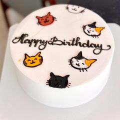 Bánh kem sinh nhật 16Food hình mèo ngộ nghĩnh đáng yêu
