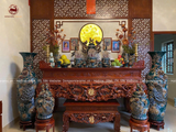 Bàn Thờ Gia Tiên đầy đủ 29 vật phẩm | Nội Thất Phòng Thờ cao cấp