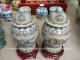 Chóe Rồng nổi men rạn cao 60 cm