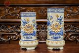 Bộ Đồ Thờ Bát Tràng 1 bát hương men hoàng thổ họa tiết đắp nổi 32 vật phẩm | Bộ Thờ Cúng Gia Tiên Bát Tràng