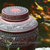 Chum sành Trống đồng Đông Sơn Âu Lạc 45 lít | Quà Tặng Cao Cấp chum sành
