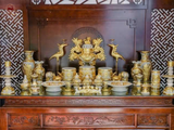 Bàn Thờ Gia Tiên đầy đủ 27 vật phẩm | Nội Thất Phòng Thờ cao cấp