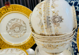 Bộ bát ăn gốm sứ nhập khẩu versace 56 vật phẩm