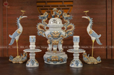 Bàn Thờ Gia Tiên đầy đủ 46 vật phẩm | Nội Thất Phòng Thờ cao cấp