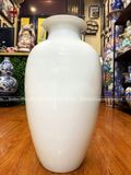 Bình én báo xuân về men sứ trắng kích thước cao 60cm họa tiết vẽ tay