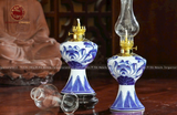 Bộ Đồ Thờ Bát Tràng men trắng khử họa tiết hoa sen 17 vật phẩm | Bộ Thờ Cúng Gia Tiên Bát Tràng